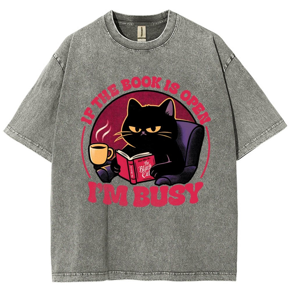 I'm Busy Vintage Distressed T-shirt