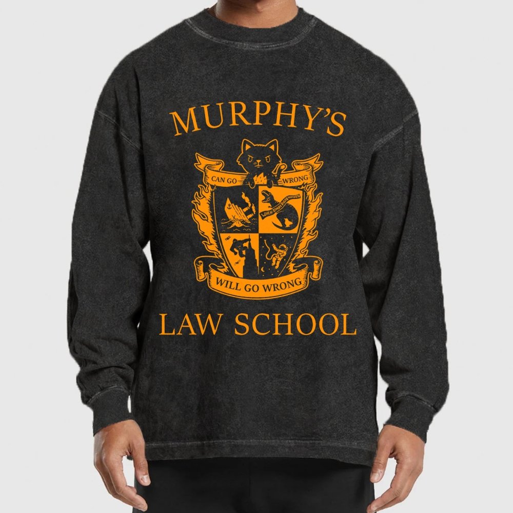 Murphy's University Washed Long Sleeve Tee