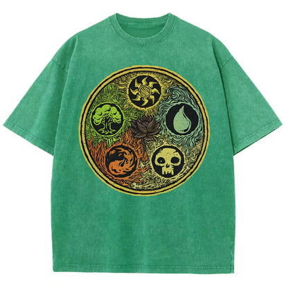 Black Lotus Vintage Distressed T-shirt