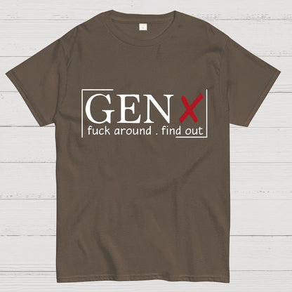 Gen X Raised On Hose Water And Neglect Sarcastic T-Shirt