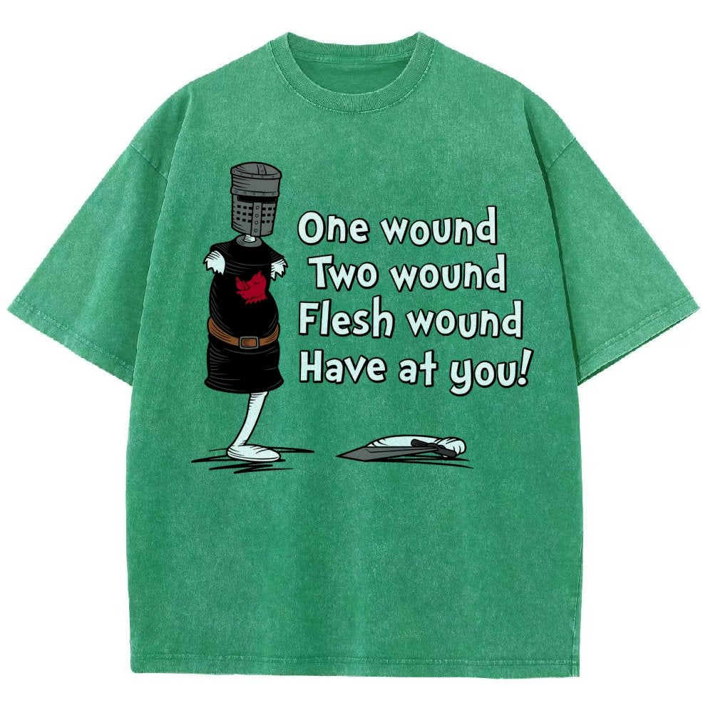 One Wound, Two Wound Essential Vintage Distressed T-shirt
