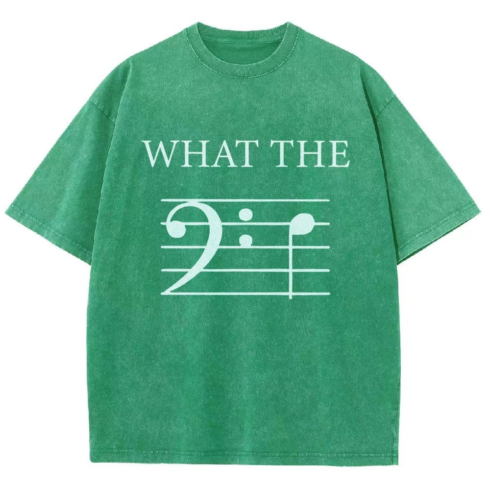 What The F (Bass) Vintage Distressed T-shirt
