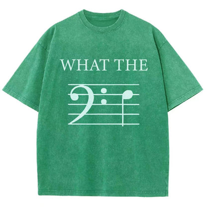 What The F (Bass) Vintage Distressed T-shirt