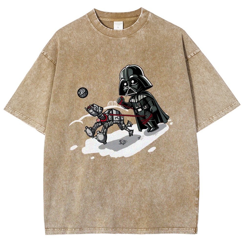 Even villains need to walk their pets Vintage Distressed T-shirt