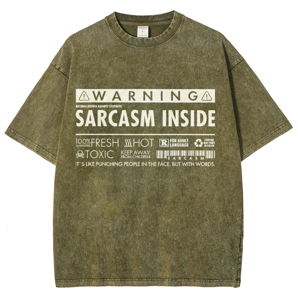 Sarcasm Inside Vintage Distressed T-shirt