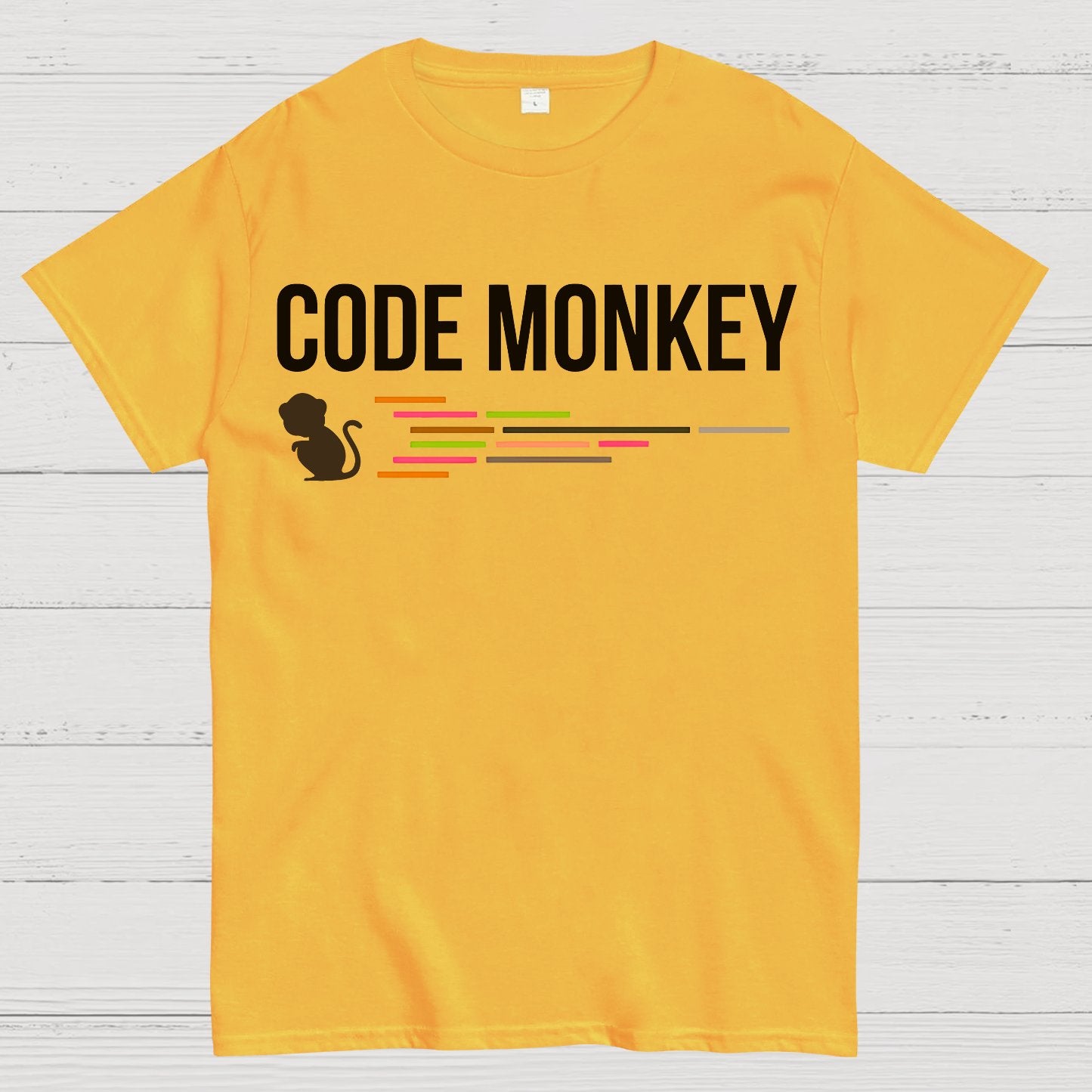 Developer Code Monkey Geek T-Shirt