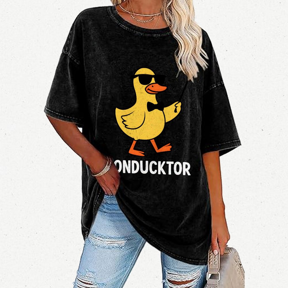 Conducktor Vintage Distressed T-shirt