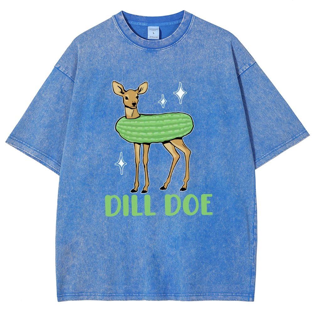 Dill Pickle Funny Vintage Distressed T-shirt