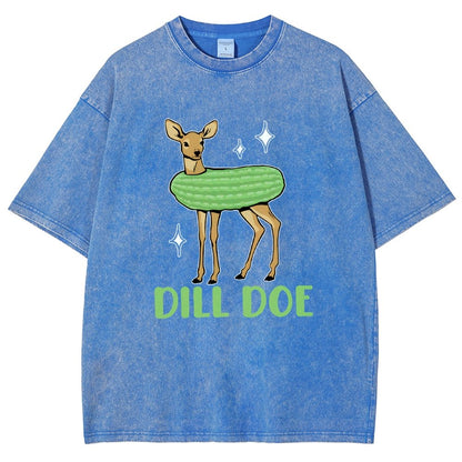 Dill Pickle Funny Vintage Distressed T-shirt
