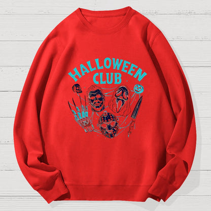 Halloween Club Geek Cotton Sweatshirt