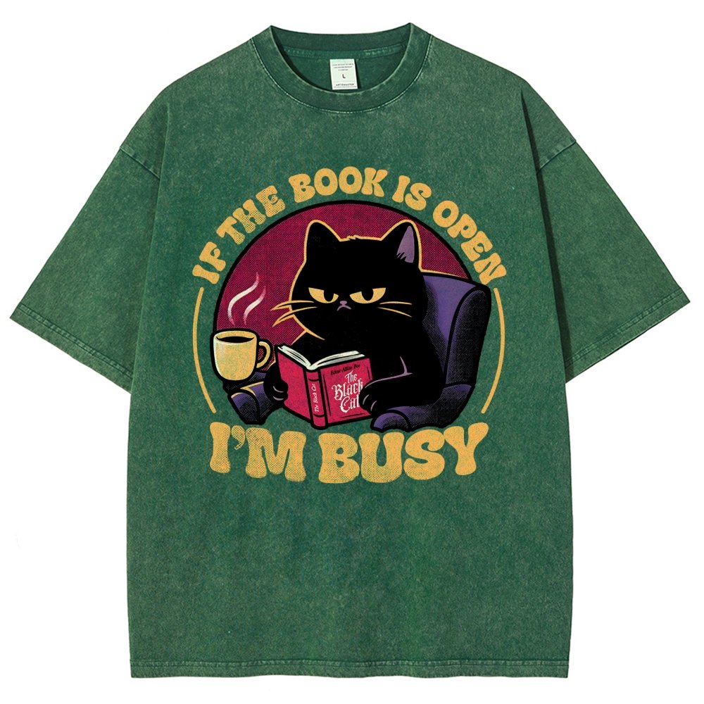 I'm Busy Vintage Distressed T-shirt