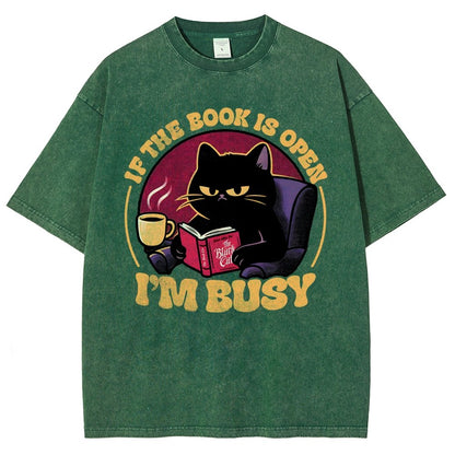 I'm Busy Vintage Distressed T-shirt