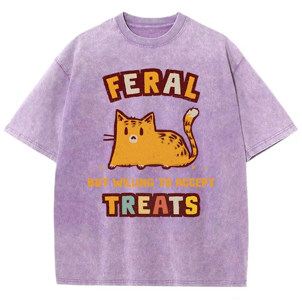 Slightly Feral Vintage Distressed T-shirt