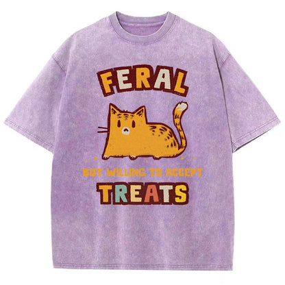 Slightly Feral Vintage Distressed T-shirt