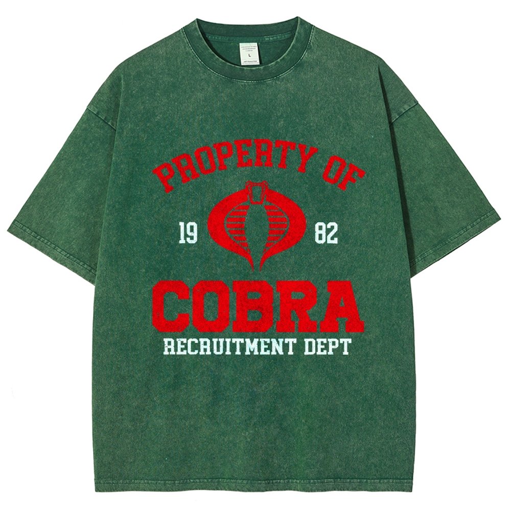 Property of Cobra Vintage Distressed T-shirt