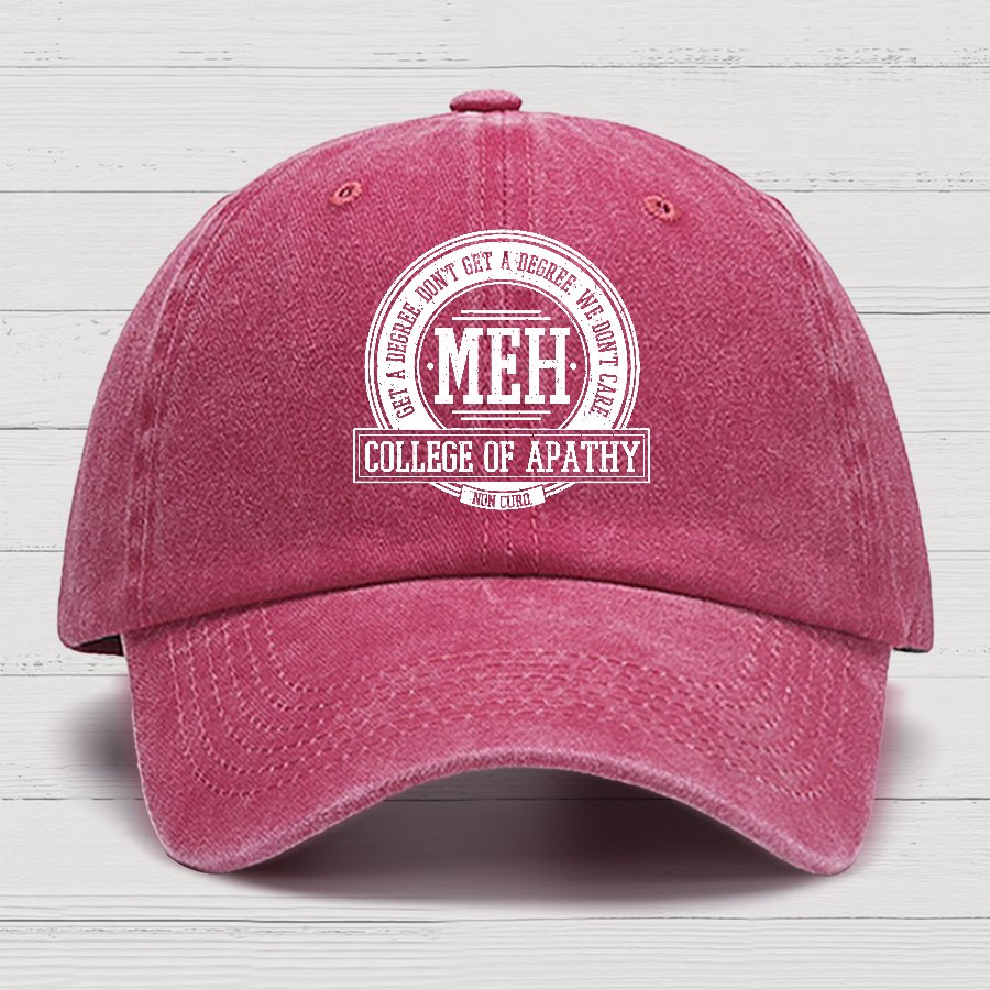 College of Apathy Cotton Hat