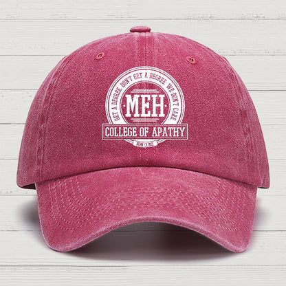 College of Apathy Cotton Hat