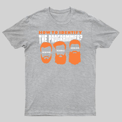 How To Identify The Programmer Funny Programmer Geeky T-Shirt