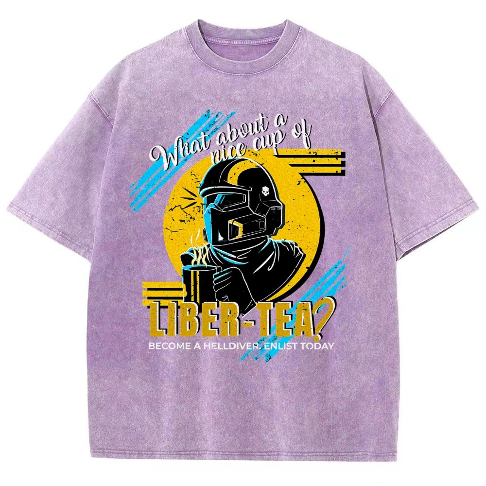 What About A Cup Of Liber-Tea Vintage Distressed T-shirt