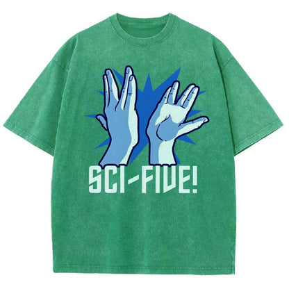 Sci-Five Vintage Distressed T-shirt