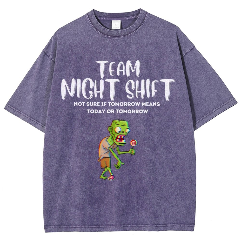 Night Shift Team! Vintage Distressed T-shirt