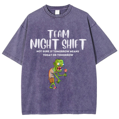Night Shift Team! Vintage Distressed T-shirt