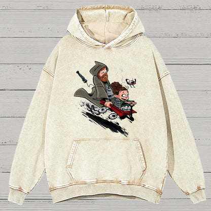 Ben And The Princess Vintage Distressed Hoodie