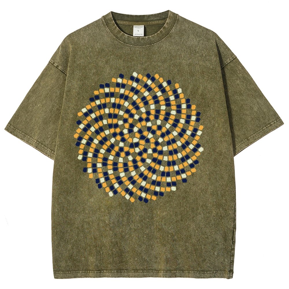 Fibonacci modulus Vintage Distressed T-shirt