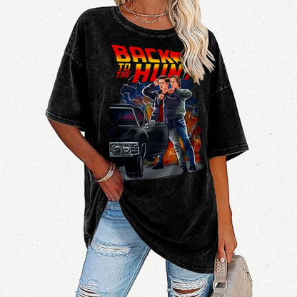 Back To The Hunt Vintage Distressed T-shirt