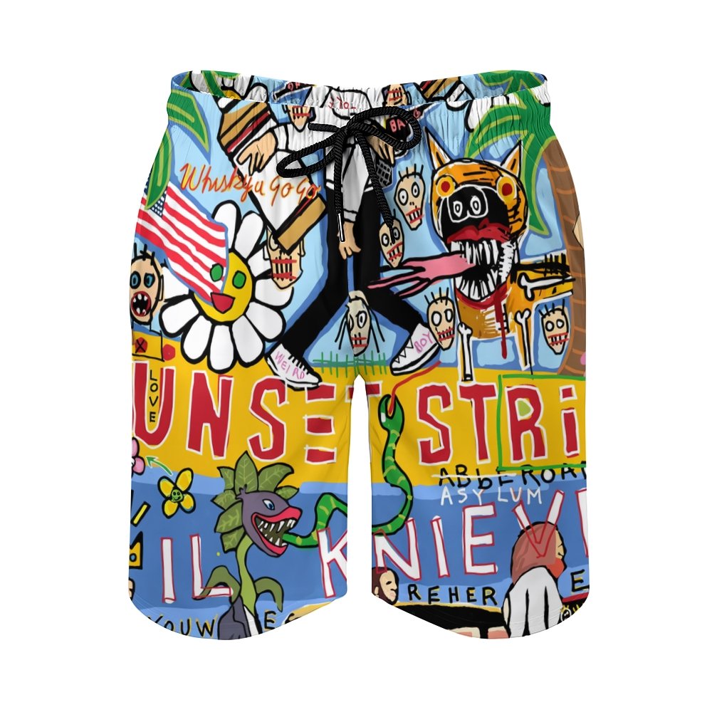 Vintage Graffiti Geek Shorts
