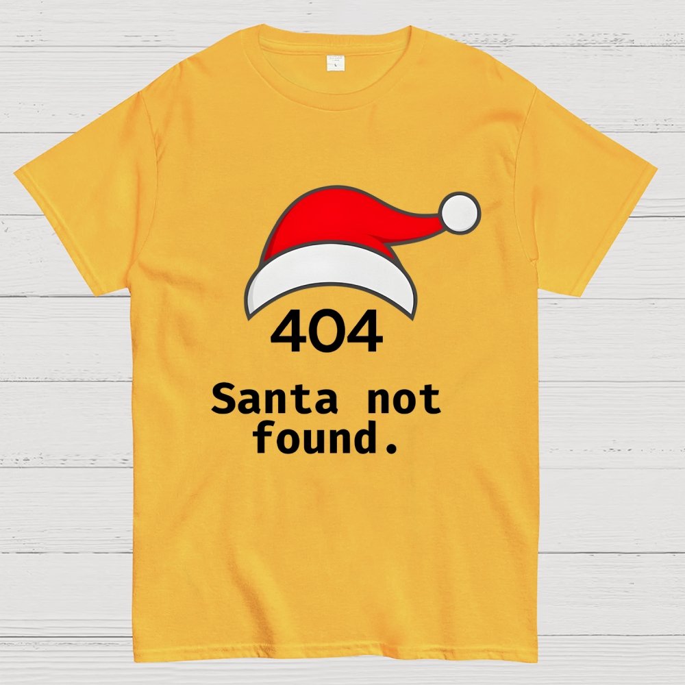 404 Santa Not Found computers joke Geek T-Shirt