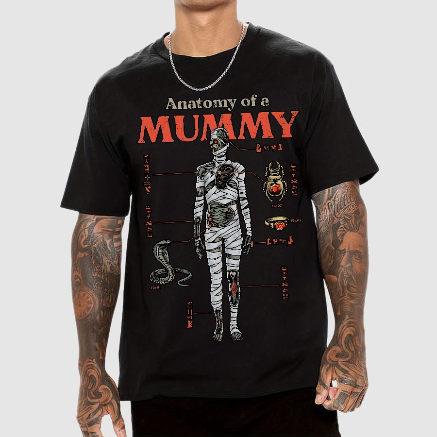 Mummy Anatomy Geek T-Shirt