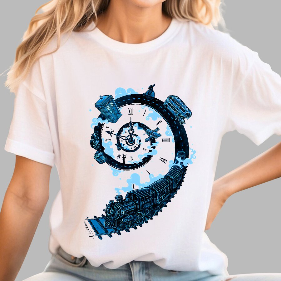 Time Machine Geek T-Shirt