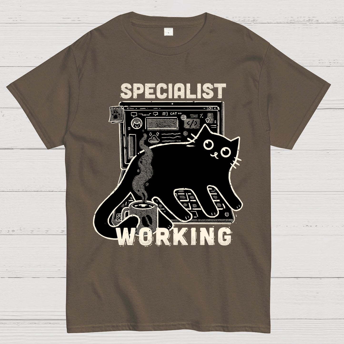 Specialist Working Geek T-Shirt