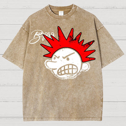 The Brain Explodes Vintage Distressed T-shirt
