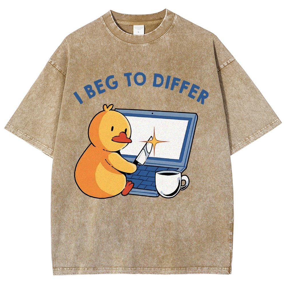 I Beg To Differ Vintage Distressed T-shirt