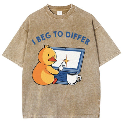 I Beg To Differ Vintage Distressed T-shirt