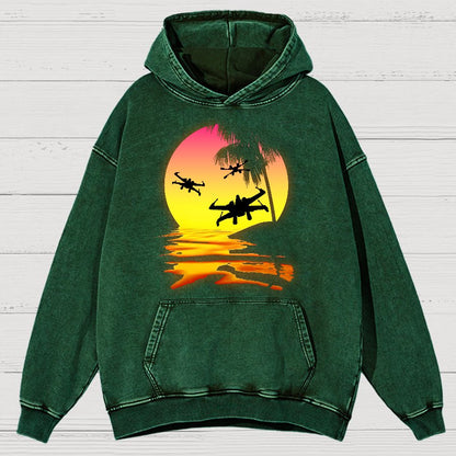 Put The Fighter Plane Next To It Vintage Distressed Hoodie