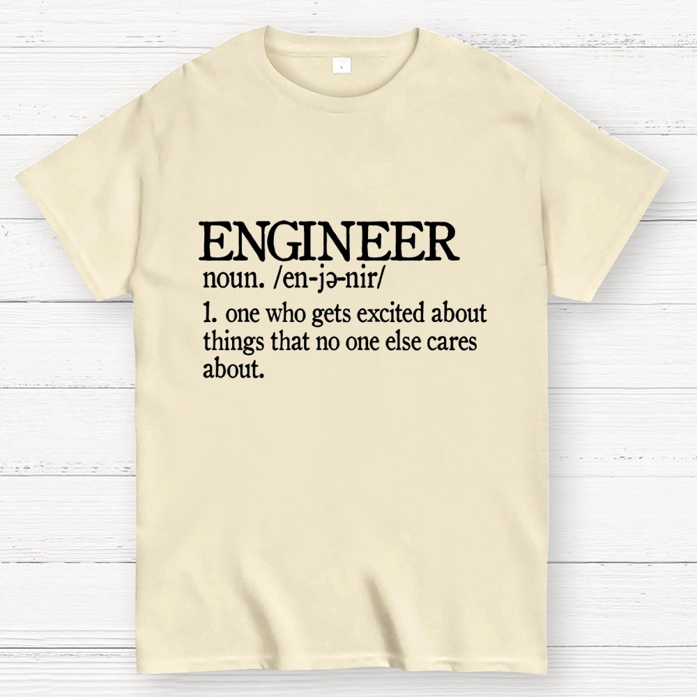 Funny Engineer Definition Geek T-Shirt