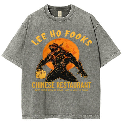 Lee Ho Fooks  Vintage Distressed T-shirt