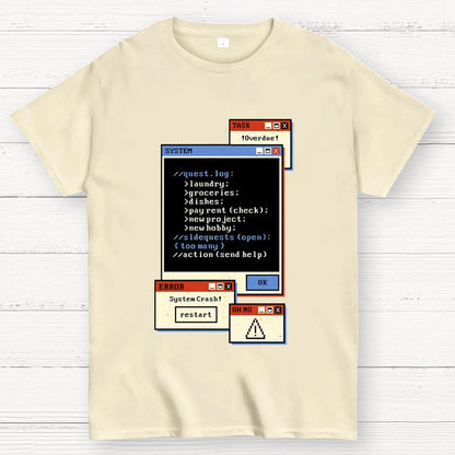Quest Log Full Geek T-Shirt