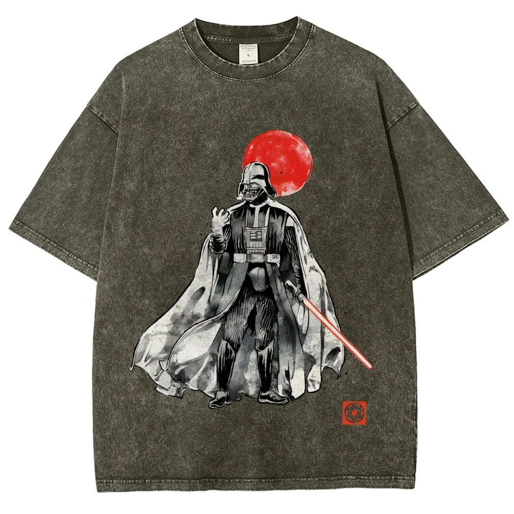 Dark Lord Sumi-E Vintage Distressed T-shirt
