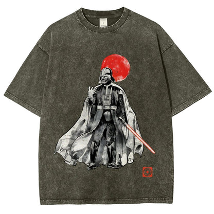 Dark Lord Sumi-E Vintage Distressed T-shirt