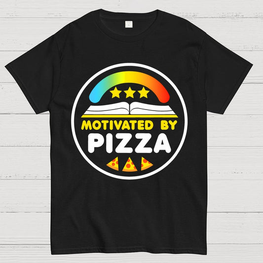 Motivated By Pizza Geek T-Shirt