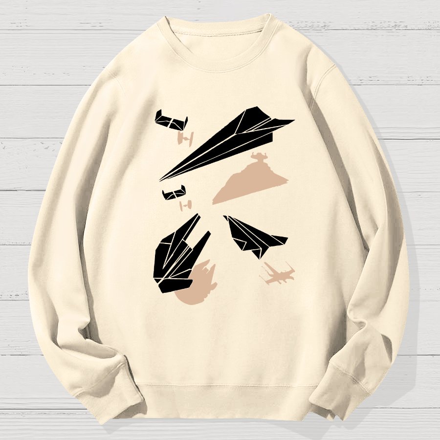Paper Wars Geek Cotton Sweatshirt
