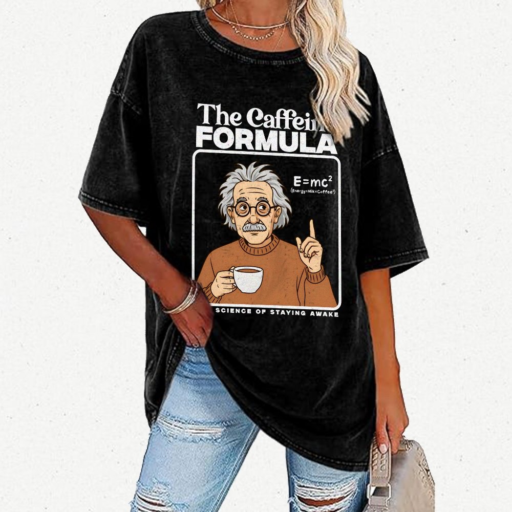 Caffeine Formula Vintage Distressed T-shirt