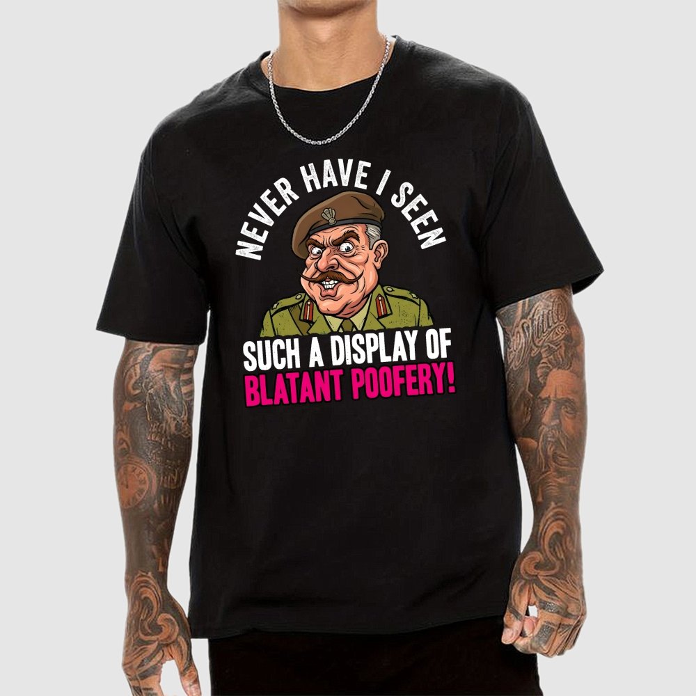 Never Have I Seen Such A Display Of Blatant Poofery! Art Print Geek T-Shirt