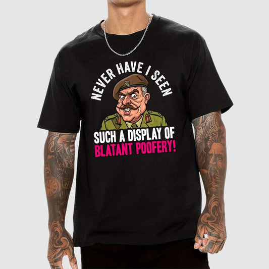 Never Have I Seen Such A Display Of Blatant Poofery! Art Print Geek T-Shirt