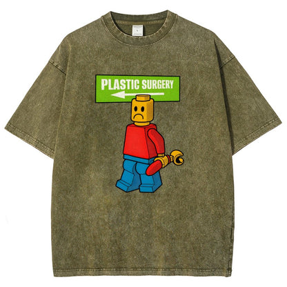 Plastic Surgery Vintage Distressed T-shirt