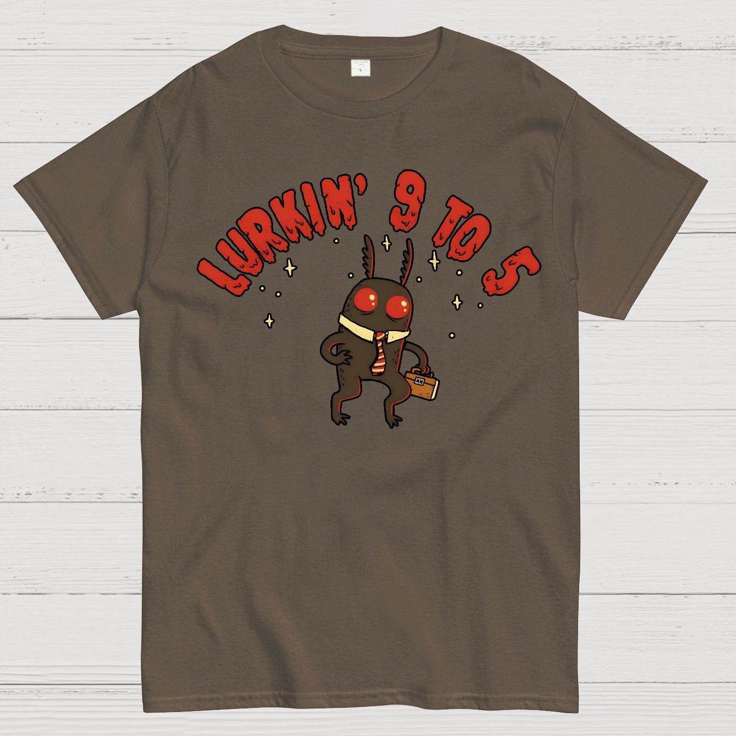 Mothman's Day Job Geek T-Shirt